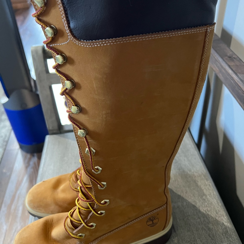 Timberland Women's Brown Lace-Up Boots